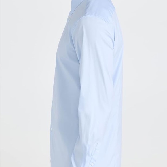 Theory | Blue button down cotton shirt men’s size large - Picture 4 of 16